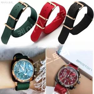 브리스톤 클럽마스터 호환 시계줄 캔버스 나토 밴드 스트랩 20mm