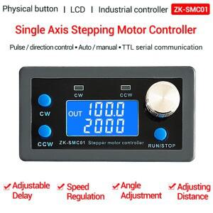 스텝퍼 모터 드라이버  컨트롤러, 역방향 펄스 속도 제어 보드, 프로그래밍 가능 PLC 직렬 통신, ZK-SMC01,
