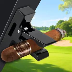 팬스도어 골프 카트 액세서리 마그네틱 금속 패드에 스틱이 있는 홀더 클립 알루미늄 합금 스탠드 남성