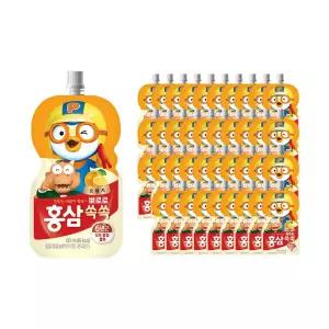 팔도 뽀로로 홍삼쏙쏙오렌지, 100ml, 40개