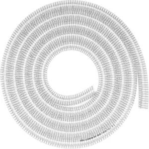흡입 호스 3/4 ID x 5피트 강화 튜빙 PVC 투명 와이어 비닐 튜브 헤비 듀티 나선형 강철 유연 집진 보트