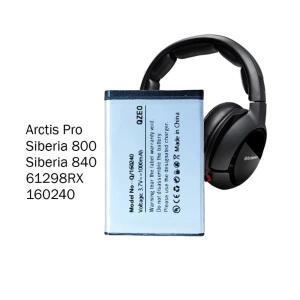 스틸시리즈 시베리아 800 840 아크티스 프로 61298RX 1000mAh 160240용 교체 무선 헤드셋 배터리