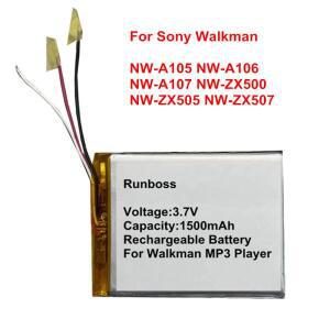 소니호환 워크맨 NW-A105 NW-ZX500 배터리 새 3.7V 1500mAh MP3 플레이어