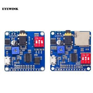 음성 재생 모듈 보드 MP3 음악 플레이어 Arduino DY-SV5W DY-SV8F 용 5W 직렬 제어 SD/TF 카드