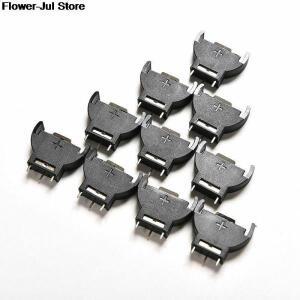 반원형 리튬 단추 셀 코인 배터리 박스 거치대 케이스, CR 2032 소켓, 3 핀, CR2032, 10 개, 인기 판매