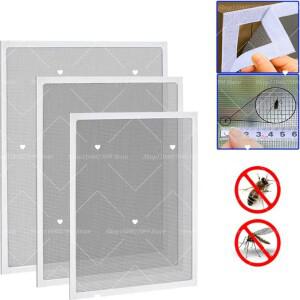 스크린 Windows 모기장 맞춤 크기 흰색 보이지 않는 유리 섬유 메쉬 공기 얇은 명주 그물 재사용 가능 안티