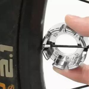 자전거 스포크 렌치 니플 키 유지보수용 8방향 와이어 조정에 사용