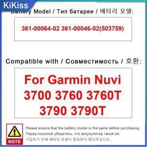 자동차 내비게이션 시스템 배터리 361-00064-02 503759 1300mAh 가민 누비 3700 3760 3790