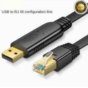 USB to RJ45 콘솔 케이블 RS232 직렬 어댑터 노트북 컴퓨터용 시스코 라우터 8P8C 컨버터 1.8m 3m