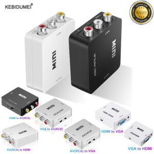 AV RCA-HDMI 어댑터 HDMI-AV RCA HDMI-VGA-HDMI AV-VGA 변환기 VGA-AV RCA-Xbox360 DVD PS3