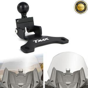 야마하 TMAX 530 2017 2020-2021 오토바이 네비게이션 브래킷용 GPS 마운트 폰 플레이트 지지대