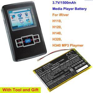카메론 시노 미디어 플레이어 배터리, 아이리버 H110, H340 MP3 DA2WB18D2, 1500mAh