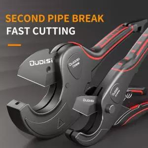 알루미늄 합금 바디 래칫 가위 튜브 절단기 PVC PU PP PE 호스 절단 수공구 42mm-75mm