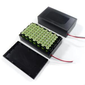 18650 24V/36V/48V 20Ah 리튬 배터리 케이스/박스는 84개의 셀을 보유할 수 있으며 홀더와 니켈이 포함되어