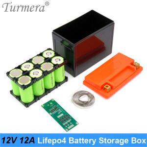Turmera-12V 32700 Lifepo4 배터리 보관함 2x4 홀더 니켈 4s 40A 12.8V 밸런스 BMS, 무정전 전원 공급 장치