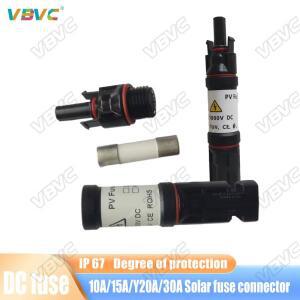 태양집열판 전지 패널 시스템용 인라인 퓨즈 포함 방수 거치대, 커넥터, 10A, 15A, 20A, 30A dc, 1000v