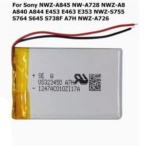 소니호환 NW-A816 NW-E453 NWZ-A726 NWZ-A801,NWZ-A810 A818 미국용 배터리 323450 MP3 MP4 플레이어