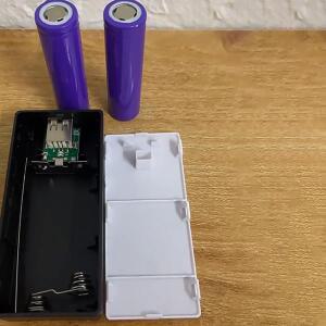 18650 파워 뱅크 배터리 충전기 케이스 5V 1A 휴대용 USB 키트 저장 DIY 박스 전화기 MP3 전자기기 충전용