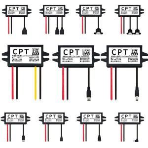 DC-DC 스텝 다운 벅 컨버터 전원 공급 장치 모듈 12V ~ 5V 3A 15W 자동차 남성 여성 USB 미니 소형 마이크