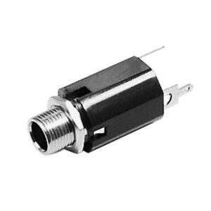 50 개 세트 오디오 잭 기타 PJ-612 6.35 3 핀 금속 듀얼 채널 비디오 소켓