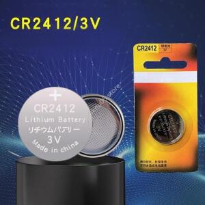 1XCE Compactly CR2412 3V 리튬 배터리 버튼 셀 공간에 적합한 가제트가 적은 자체 차지