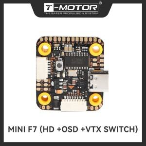 T-MOTOR FC F 시리즈 T-HOBBY MINI F7 (HD +OSD +VTX 스위치) FPV RC 드론 레이싱 모터용 비행 컨트롤러