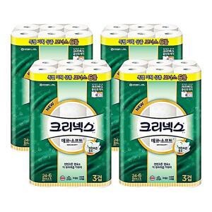 롤 화장실 두루마리 데코소프트 휴지 생필품 화장지 겹 무료배송크리넥스