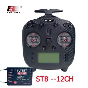 FLYSKY ST8 원격 제어 12CH 2.4GHz RC 자동차  선박 항공기 모델 전용 SBUS 영어 이중 언어 송신기