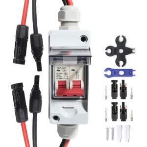 태양집열판 전지 패널 분리 스위치 60Amp 1000V 야외 소형 차단기 BoxCurrent 싱크 부하 스위칭 공기 IP65