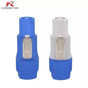 1PC Powercon 커넥터 3 핀 20A 250V NAC3FCA NAC3FCB 전기 드릴 용 수 플러그 LED 스크린 무대 조명 전원