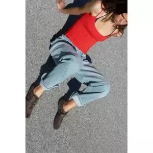 ZARA 자라 플랫 스포츠 슈즈 - 브라운 144866