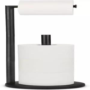 화장지 홀더 스탠드 프리 스탠딩 블랙 갤럭시 보관함 녹슬지 않는 욕실 4롤용