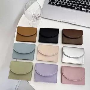 베이직 라운드 아코디언 3단 반지갑 미니지갑 9color svd8+8yhX