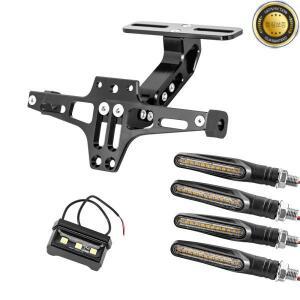 오토바이 번호판 거치대 방향 지시등 포함 야마하 MT07 가와사키 Z800 혼다 BMW