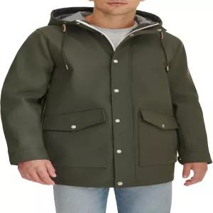 리바이스 남성 고무 레인 파카 재킷