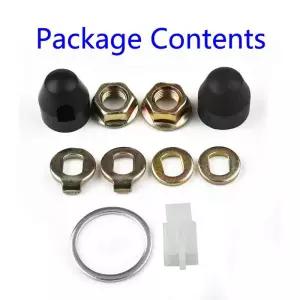 전자 자전거 허브 모터 액슬 M2/M4 너트 와셔/스페이서/500W5000W 커버 전기 부품 교체