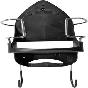 다글게우 다림질 보드 행거 내열 벽걸이 철제 홀더 가정용 세탁실용 대용량 접이식 포함 블랙