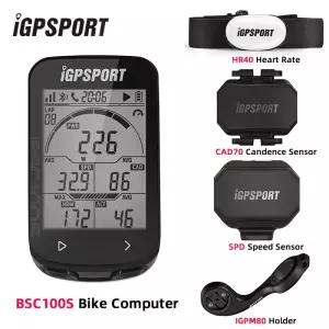 IGPSPORT BSC100S 자전거 컴퓨터 2.6 인치 화면 Cps 사이클링 내비게이션 속도 케이던스 센서 스마트