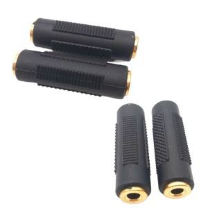 암잭 스테레오 커넥터 커플러 어댑터 오디오 케이블 익스텐션 MP3 DVD 헤드폰 자동차 AUX용 3.5mm ~