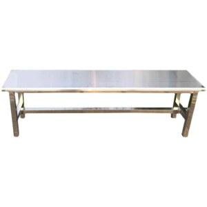 휴대용 옥외 야외용 야외벤치 SUS 매장 100cm 너비 카페 높이 펜션 테라스 길이 45 공원 35 의자