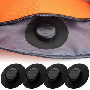 접착 스티커가 있는 Apple AirTag 케이스용 패브릭 홀더 수하물, 백백, 여행 가방용 GPS 트래커 숨겨진