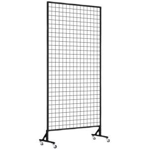 네트망파티션 작품 철제 블랙 네트망 스탠드 전시 미술