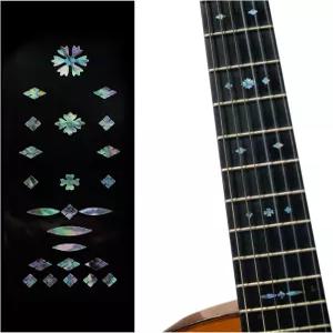 조코모 빈티지 스노우플레이크 (아발론 믹스) 기타 인레이 스티커