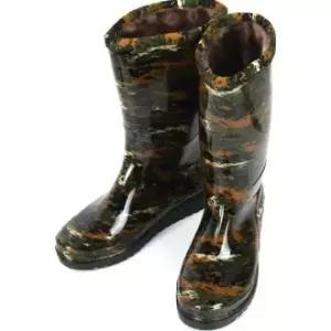 노바 밀리터리 남성용 논슬립 방수 방한장화 겨울 털부츠 낚시장화 RB674