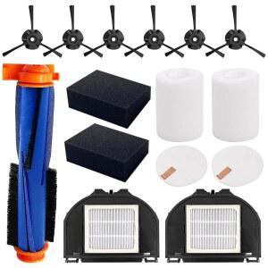 상어 AV2310AE /RV2320S /RV2300S /UR2350AE /UR2360S 매트릭스 로봇 청소기 교체 부품, 메인 브러시 롤러 1개, 사이드 브러시 6개, 헤파 필터 2개, 폼 필터 2개 RV2300 /RV2310 제외