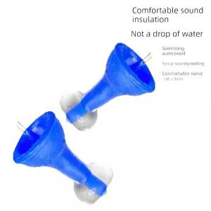 수면 수영 실리콘 방수 귀마개 1쌍프이즈 팽창식 이어플러그