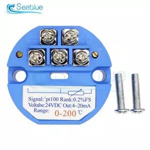 RTD PT100 온도 트랜스미터 센서 모듈 열 저항 4-20mA -50-50-50-50-100 0-100 200 300 400 500 600