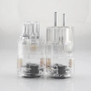 오디오 등급 슈코 전원 커넥터, AC 플러그, 암 로듐 도금,  오디오크래스트 TE TC