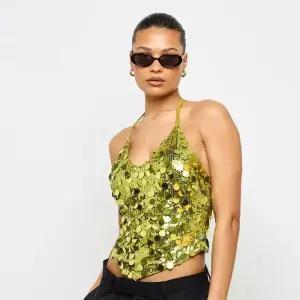 피로달 여사친 봄 베스트 톱 블링 빅 홀터넥 나시 오프숄더 슬림핏 스팽글 HO1