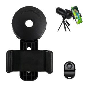 범용 전화 어댑터 마운트 360 회전 버드워치 망원경 스코프 현미경 스포팅